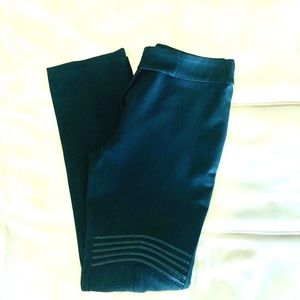 🇫🇷Miss Tick Leather Trim Moto Pants.